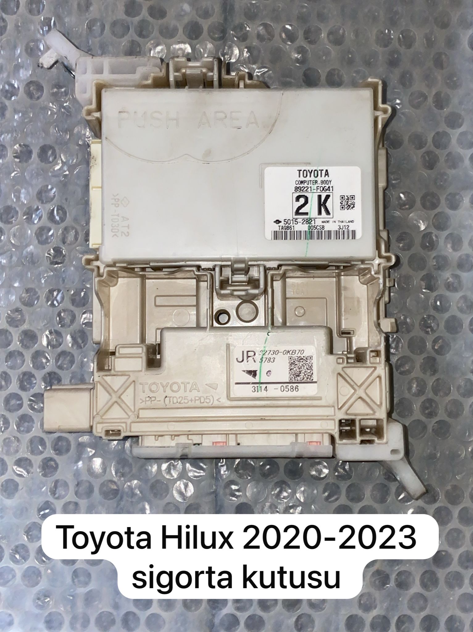 TOYOTA HİLUX 2020-2023 SİGORTA KUTUSU -X14042025-656