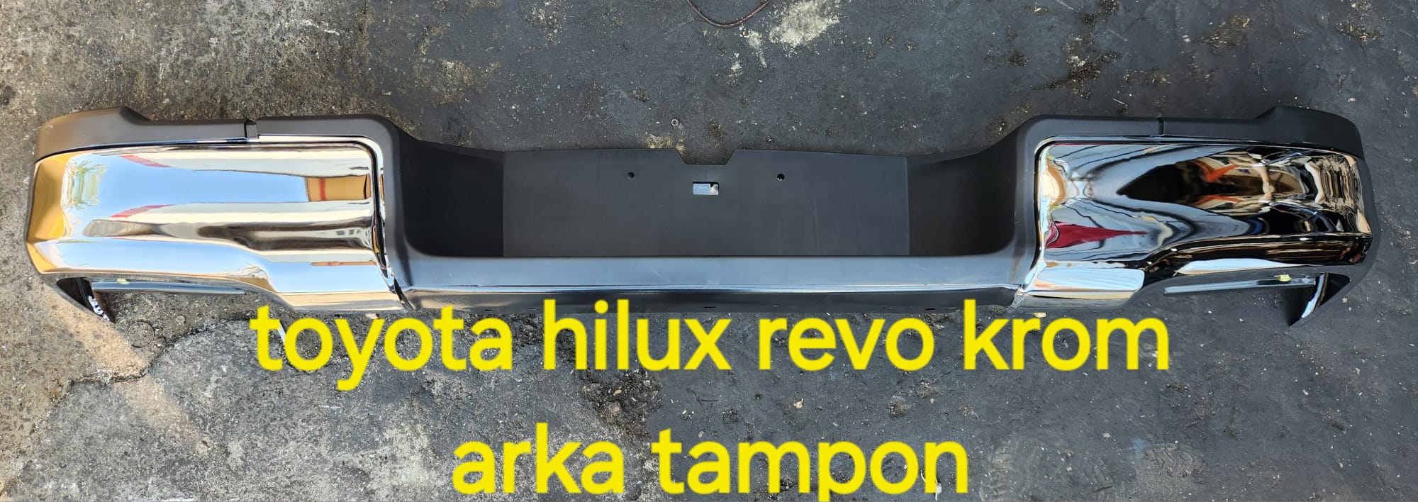 TOYOTA HİLUX REVO KROM ARKA TAMPON -X14042025-2562