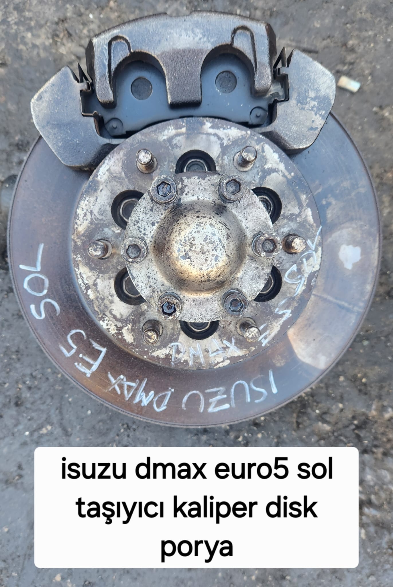 ISUZU DMAX EURO5 SOL TAŞIYICI KALİPER DİSK PORYA -X14042025-3163