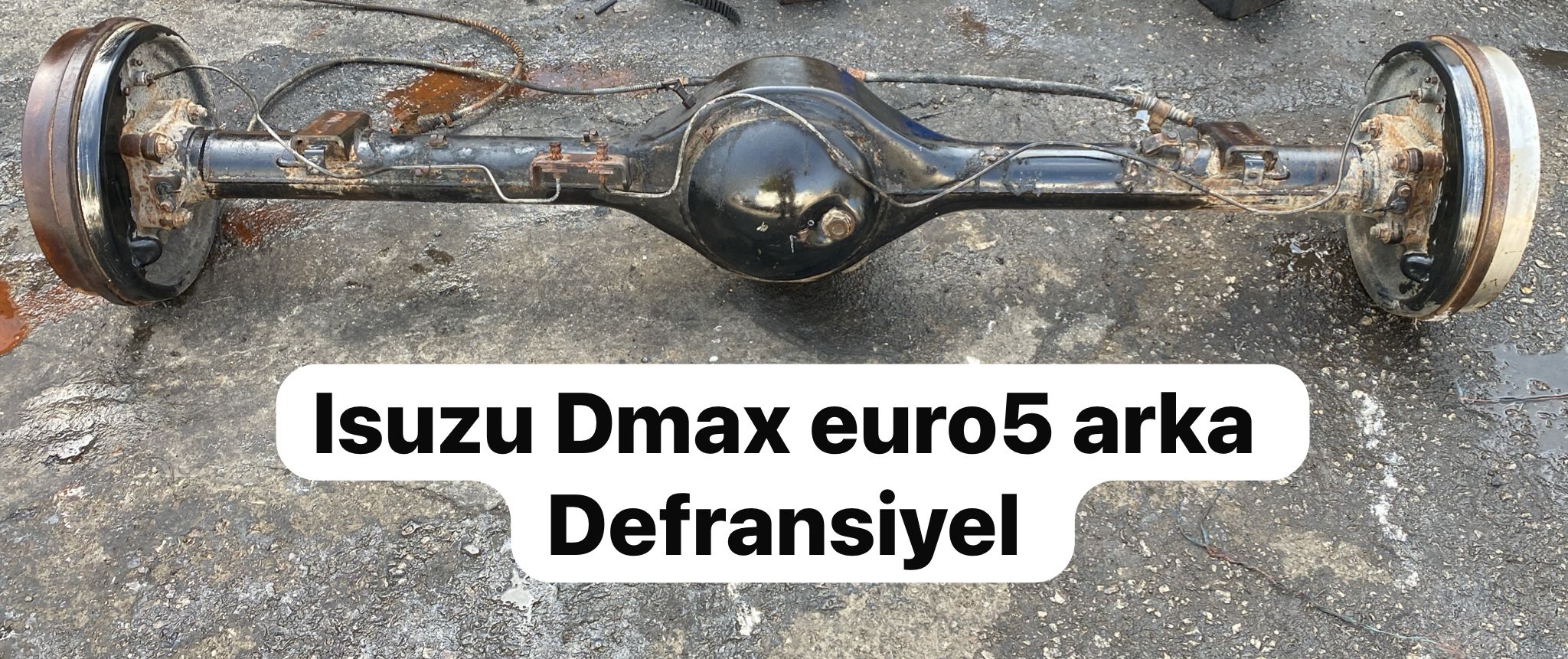 ISUZU DMAX EURO5 ARKA ORJİNAL DEFRANSİYEL -X14042025-3906
