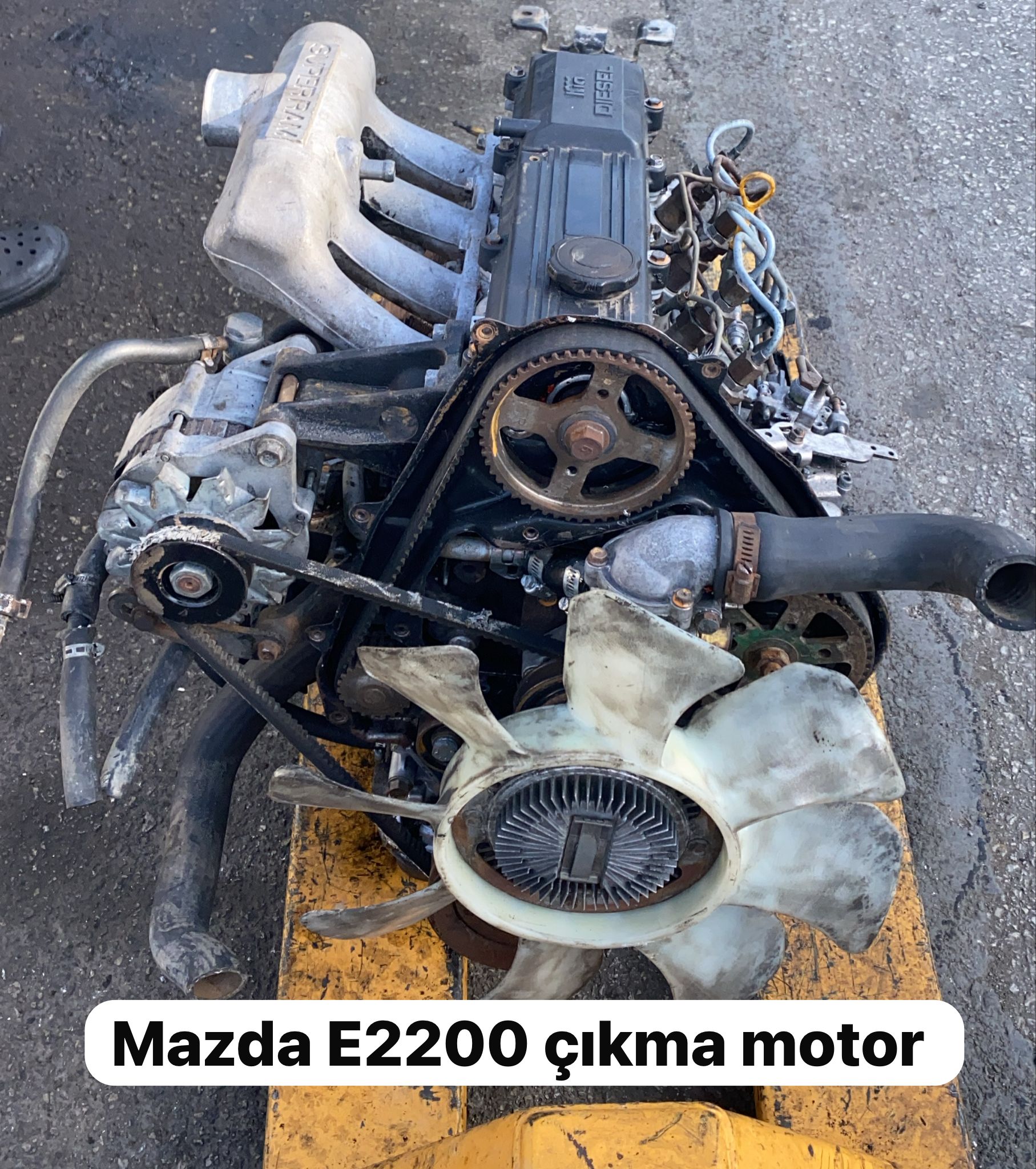 MAZDA E2200 ÇIKMA ORJİNAL KOMPLE MOTOR -X14042025-5218