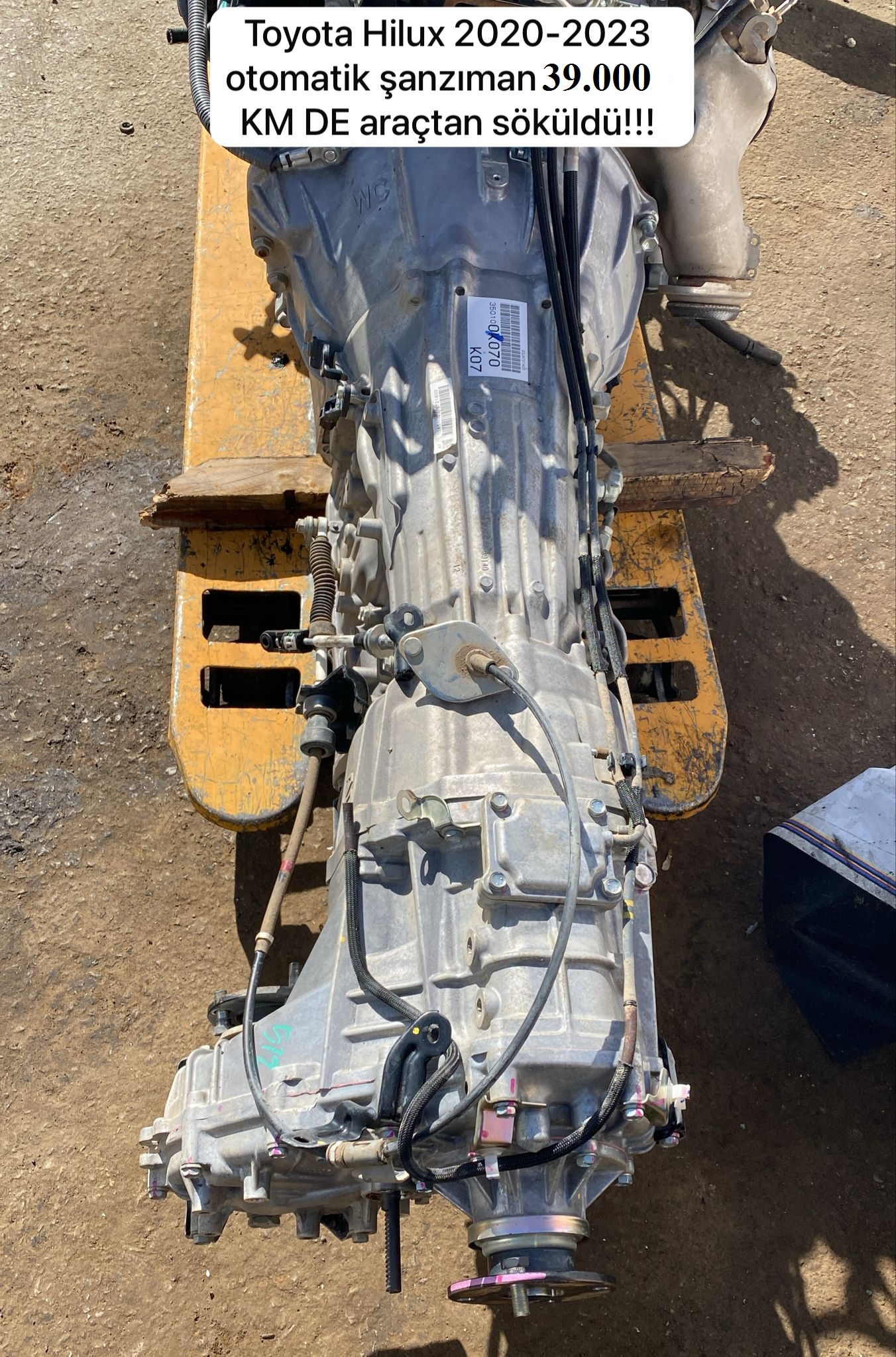 TOYOTA HİLUX 2020-2023 ÇIKMA ORJİNAL ŞANZUMAN -X14042025-5613